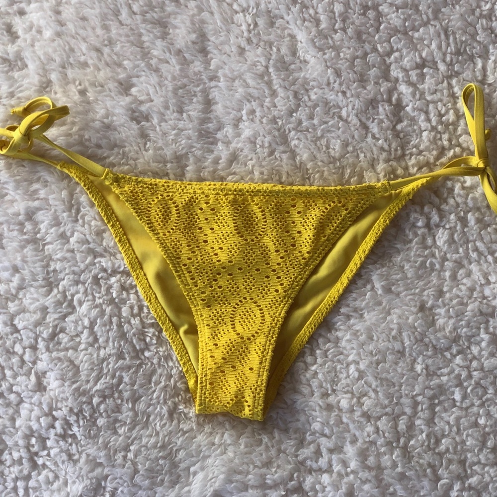 3 for $20 Sale - Never worn yellow bikini bottoms